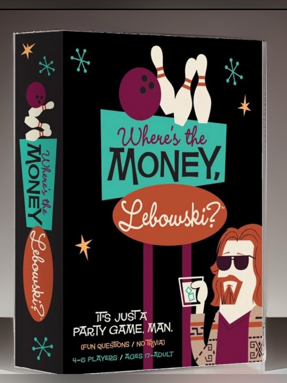 Where's the Money? The Big Lebowski Movie Party Board Game NEW